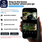 AMLINK 4MP Light Bulb WiFi Security Camera White AL-L411W