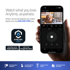 AMLINK 4MP WiFi Camera Indoor, Human Detection, Motion-Tracking, w/ 2-Way Audio, Pan/Tilt Wireless IP Camera (Wired Power), NDAA Compliant, 30ft Night Vision, Built in Siren, AL4M-P401W