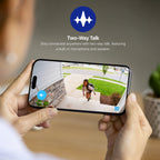AMLINK 2X 2MP Dual-Lens WiFi Camera Outdoor, Human Detection, Motion-Tracking, w/ 2-Way Audio, Pan/Tilt Wireless IP Camera, NDAA Compliant, 30ft Night Vision, Built in Siren, AL4M-P402W