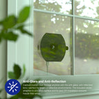 AMLINK 2K Window Camera, 2.4GHz&5GHz WiFi Indoor Camera, AI Human & Motion Detection, Wide Angle 100° FOV, NDAA Compliant, 2-Way Audio, Wired Power, Supports MicroSD Upto 128GB, AL4M-W301W