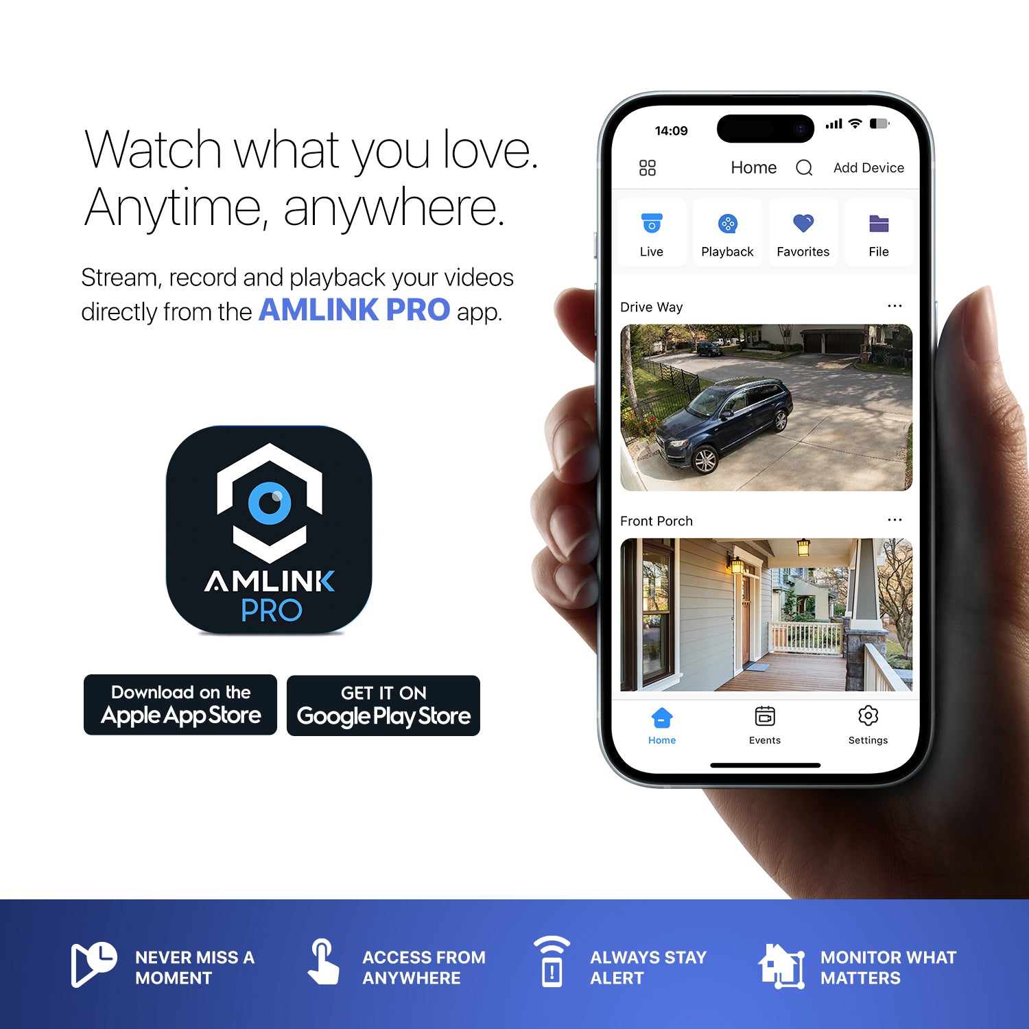 AMLINK 5MP Security AI IP PoE Camera, Night Color 100ft, Human/Vehicle Detection, NDAA Compliant, Indoor Outdoor Surveillance Turret, 2-Way Audio, Support 256GB MicroSD, Deterrent, 20fps AL5M-T5171EW