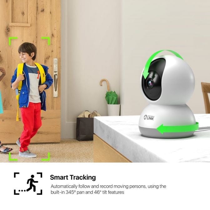 AMLINK 4MP WiFi Security Camera Pan/Tilt 2.4Ghz White AL-P401W