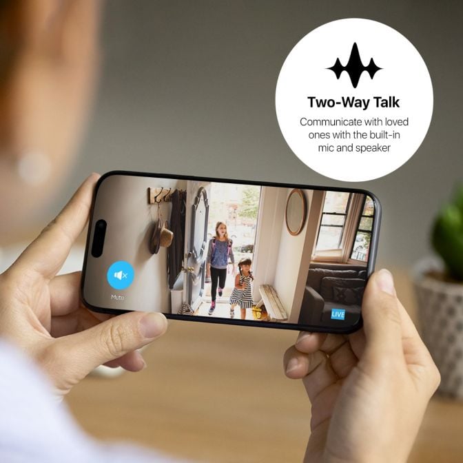 AMLINK 4MP WiFi Security Camera Pan/Tilt 2.4Ghz White AL-P401W