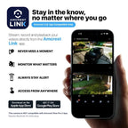 AMLINK 2X 2MP Dual-Lens WiFi Camera Outdoor, Human Detection, Motion-Tracking, w/ 2-Way Audio, Pan/Tilt Wireless IP Camera, NDAA Compliant, 30ft Night Vision, Built in Siren, AL2M-P402W