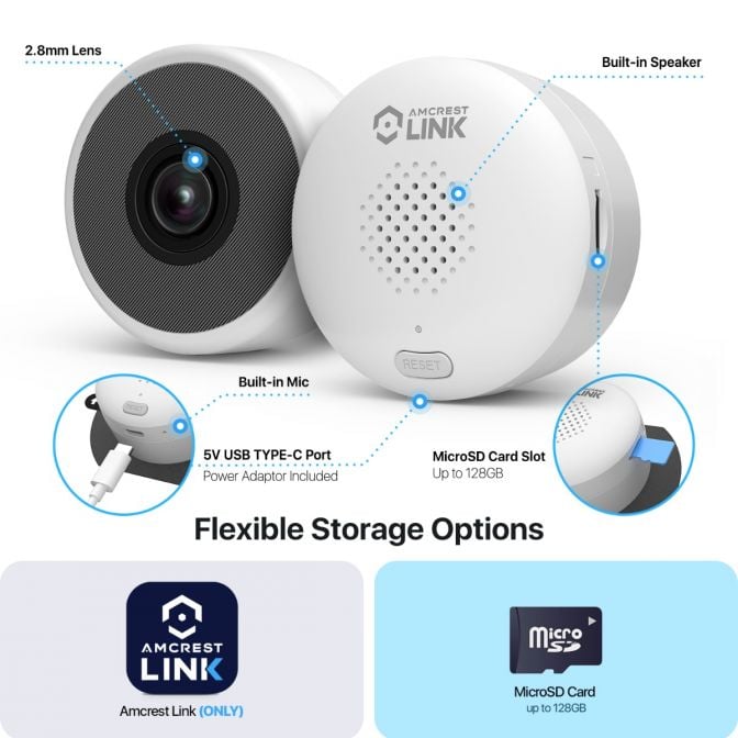 AMLINK 3MP 2K Window Camera