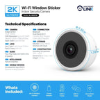 AMLINK 3MP 2K Window Camera